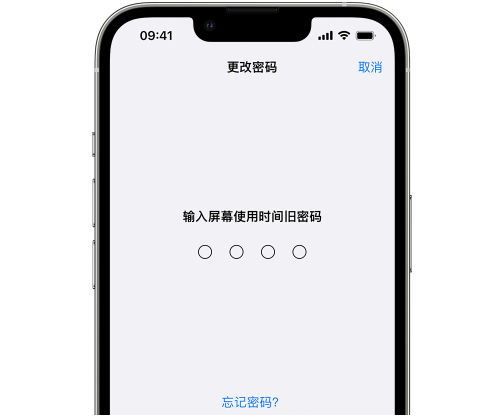 拖市镇iPhone屏幕维修分享iPhone屏幕使用时间密码忘记了怎么办 