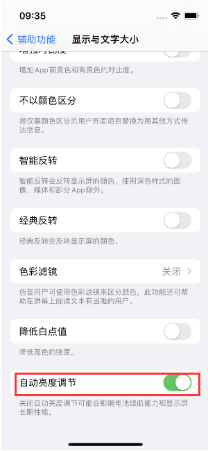 拖市镇苹果15维修店分享iPhone 15 Pro系列屏幕亮度 