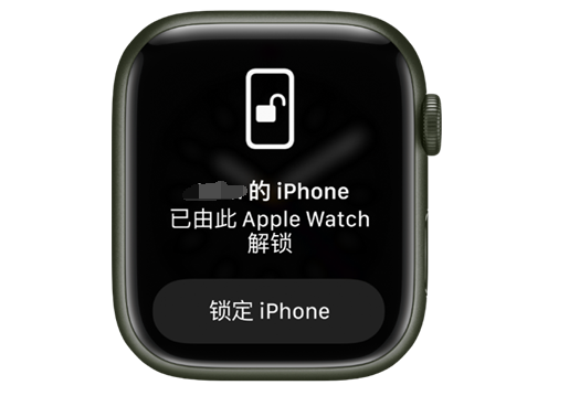 拖市镇苹果手机维修分享用 AppleWatch 解锁配备面容 ID 的 iPhone方法 