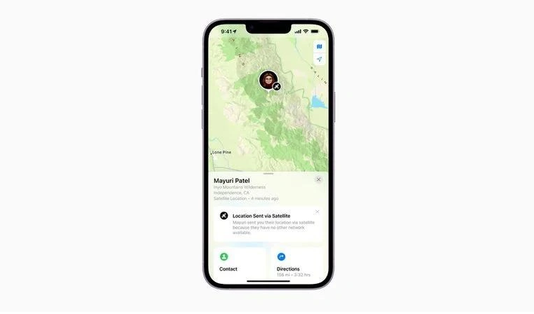 拖市镇苹果14维修分享iPhone14系列中 FindMy功能通过卫星分享位置方法教程 