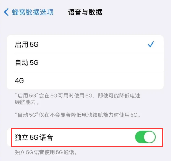 拖市镇苹果14维修分享iPhone 14 Pro如何开启VoNR 