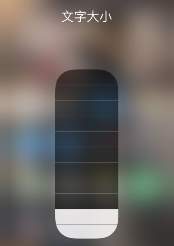 拖市镇苹果手机维修分享小技巧：在 iPhone 控制中心快速调节字体大小 