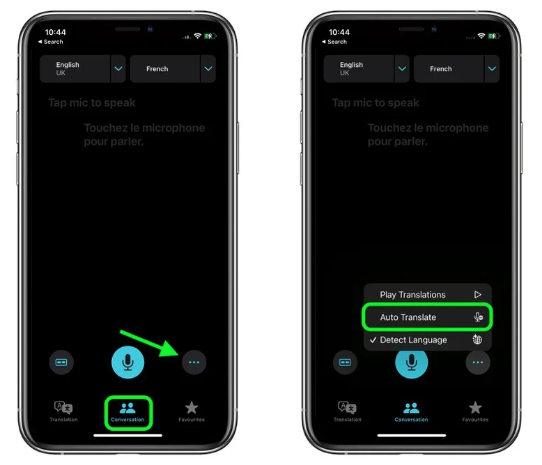拖市镇苹果手机维修分享iOS 15 “翻译” App 新改进 